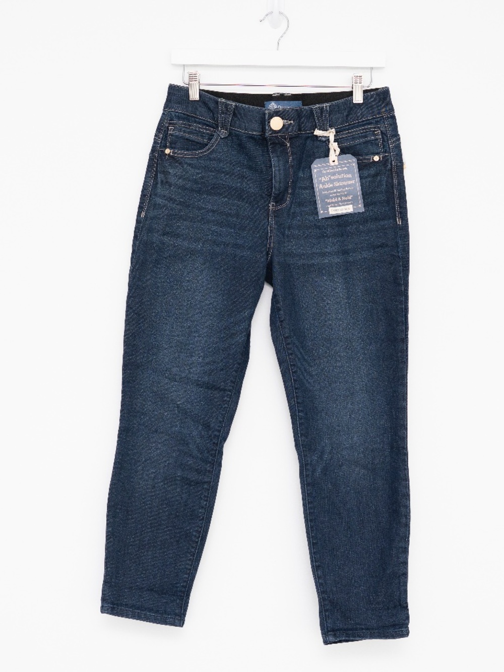 Democracy - “Ab”solution Ankle Skimmer Jeans Petite 8P Dark Wash